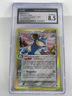 2006 Pokemon Nidoqueen Reverse Holo Foil Stamp 7/101 Dragon Frontiers CGC 8.5 - Image 1