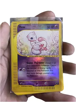 Mew 019/165 Expedition Base Set Holo Rare Pokemon TCG WOTC E-READER 2002 Vintage - Image 1