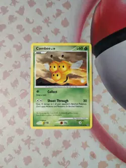 Pokemon Combee 71/127 Common Platinum MISPRINT Additional Ink Error - Image 1