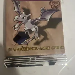 Pokemon Unopened Fossil Booster Pack 11 Cards Factory Sealed 1999 (1 Pack) - Image 4