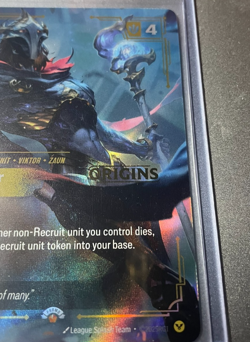 Riftbound Viktor Leader Champion English card 246/298 Prerelease Stamped Promo - Image 4