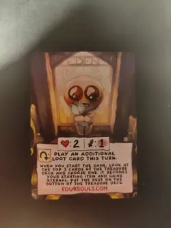 The binding of Isaac: Four Souls - Eden Alt Art Promo Card New Again - Image 1