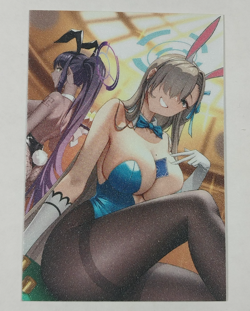 Asuna Ichinose Goddess Story Doujin - Frosted Waifu Trading Card - Blue Archive - Image 1