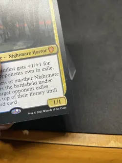 Umbris, Fear Manifest - MTG Commander 2021 Crimson Vow 038 LP - Image 4