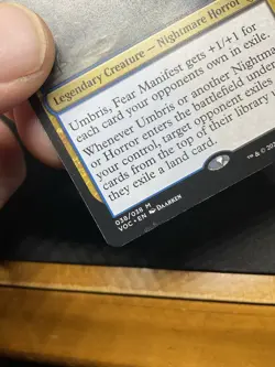 Umbris, Fear Manifest - MTG Commander 2021 Crimson Vow 038 LP - Image 5