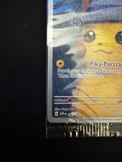 Pokemon 2023 Van Gogh Pikachu with Grey Felt Hat Promo Card - Sealed - Image 4