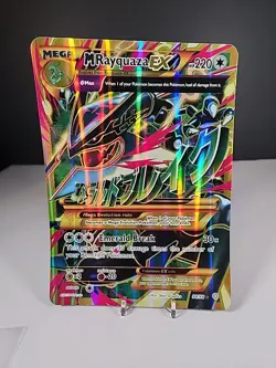 Pokemon JUMBO/Oversized Card Mega M Rayquaza EX Full Art XY 98/98 - Image 1