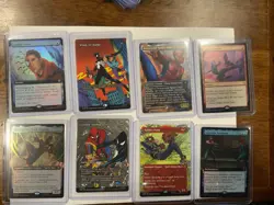 Spider Man Magic The Gathering rare Card Lot 8 Cards Foil and Regular - Image 1