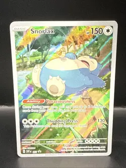 Pokemon Card Snorlax SVP EN 051 Scarlet & Violet 151 Promo Holo SVP051 - Image 2
