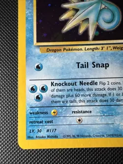 Misty's Seadra (Prerelease) 009/132 Wotc Promo Holo Pokemon Card Nm Swirl - Image 5
