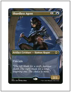 1x Shardless Agent, Borderless Art, Magic MTG NM - Image 1