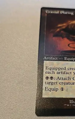 MISPRINT MISCUT Cranial Plating (Retro Frame) Brothers' War BRC MISPRINT - Image 4