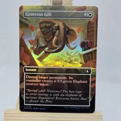 Generous Gift (Borderless) #624 (Foil) (NM) Commander Masters CMM Magic MTG - Image 2