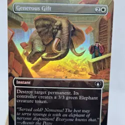 Generous Gift (Borderless) #624 (Foil) (NM) Commander Masters CMM Magic MTG - Image 4
