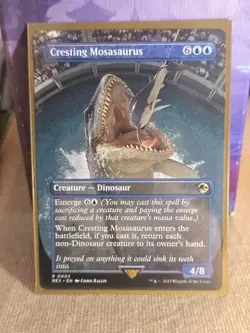 Cresting Mosasaurus Borderless - Image 1