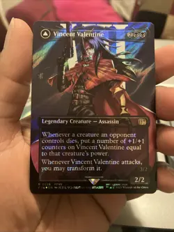Vincent Valentine (Borderless) (Surge Foil) Final Fantasy Foil - Image 1
