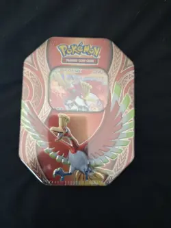 Pokemon TCG Tin- Ho-Oh GX Mysterious Powers Factory Sealed 2017 Sun & Moon/XY - Image 1