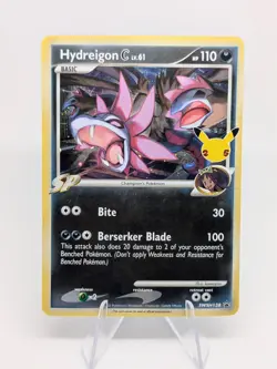 Pokemon TCG Celebrations Hydreigon C LV.61 SWSH138 Blackstar Promo - NM - Image 3