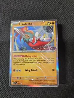 SEALED Pokemon TCG Scarlet and Violet Hawlucha 007 Build & Battle Promo deck - Image 1
