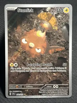 Stunfisk Illustration Rare 202/191 Pokemon S&V: Surging Sparks - Image 1