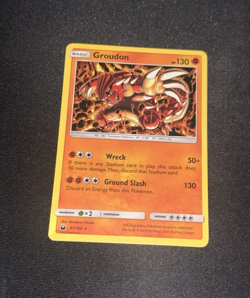 Groudon 81/168 Holo Rare SM Celestial Storm Pokemon TCG Lightly Played - Image 1