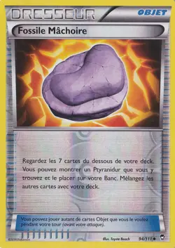 Fossile Machoire Reverse-XY3:Poings Furieux-94/111-Carte Pokemon Neuve Francaise - Image 1
