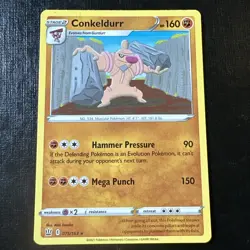 Pokemon - Conkeldurr - 075/163 - Non Holo Rare - Battle Styles - NM/M - New - Image 1