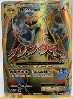 Pokemon TCG Mega-Charizard-EX Evolutions 101/108 Holo Full Art - Image 1