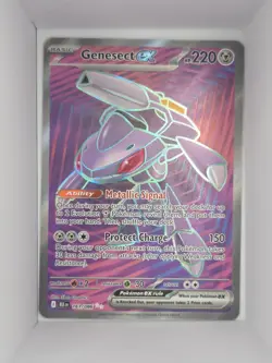 2025 Pokemon SV Black Bolt BLK EN Genesect ex Ultra Rare #161/086 Near Mint - Image 1