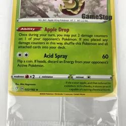 Flapple GameStop Promo Pokemon Battle Styles Sword And Shield HOLO 022/192 - Image 3