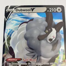 Pokemon Dubwool V SWSH049 Black Star Promo Ultra Rare Holo - Image 2