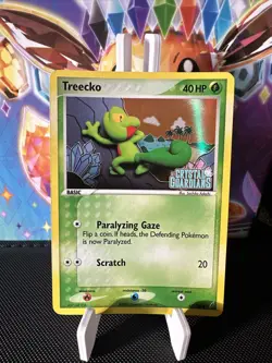Pokemon TCG. Treecko 67/100 Ex Crystal Guardians Stamped Reverse Holofoil (LP) - Image 1