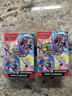 Pokemon Journey Together Booster Bundles lot of 2 SEALED - Image 1