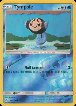 Pokemon - Tympole #58/236 - SM - Cosmic Eclipse Reverse Holo - Image 1