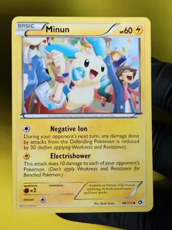 Pokemon TCG Minun Legendary Treasures 48/113 Regular Uncommon - Image 1