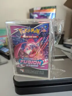 Pokemon TCG Fusion Strike Build and Battle Box + Acrylic Case Sealed - Image 1