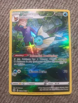 Vaporeon TG02/TG30 Swsh09: Brilliant Stars Trainer Gallery Holo Pokemon Tcg - Image 1
