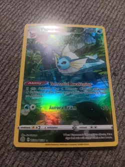 Vaporeon TG02/TG30 Swsh09: Brilliant Stars Trainer Gallery Holo Pokemon Tcg - Image 2