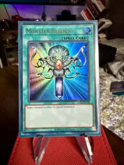 Yugioh! Monster Reborn - LOB-EN118 - Ultra Rare - Unlimited 25th Anniversary Edi - Image 1