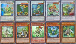 Yugioh Gusto Deck - Caam Pilica Winda Daigusto Sphreez Falcos Gulldos Eguls - Image 1