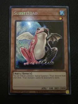Substitoad - YuGiOh! BLTR-EN054 Secret Rare NM - Image 1