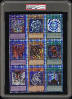 2024 Yugioh Korean Uncut Sheet Unity & Pride QCCP Blue Eyes White Dragon 25th - Image 1