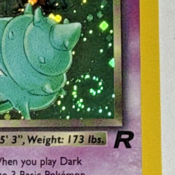 Pokemon TCG Dark Slowbro Rare Holo Card #12/82 Team Rocket With SWIRL 🌀 - Image 2