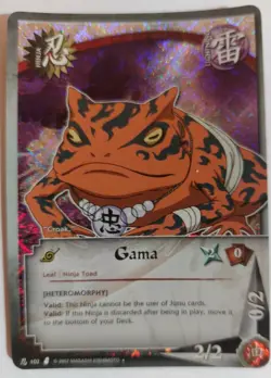 Gama Foil Promo Naruto Card * Diamond Foil Promo 102 * New Near Mint - Image 1