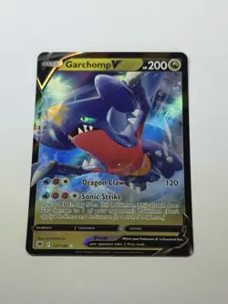 Pokemon Card TCG Garchomp V Ultra Rare SWSH10: Astral Radiance 117/189 NM/M - Image 1