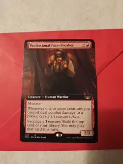 Professional Face-Breaker (Extended Art) Streets of New Capenna Regular NM - Image 1