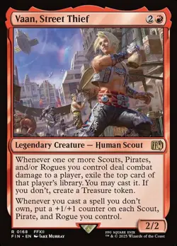 x1 Vaan, Street Thief - Foil R MTG Final Fantasy M/NM, English - Image 1