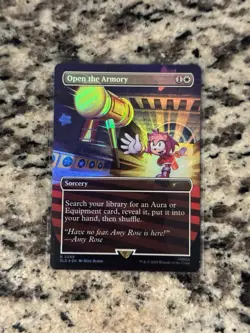 Open the Armory 2089 Rainbow Foil Sonic Secret Lair Drop SLD MTG NM - Image 1