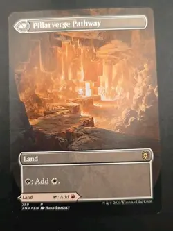 Needleverge Pathway (Borderless) Zendikar Rising MTG Regular Lightly Played - Image 2