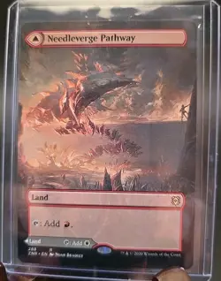 Needleverge Pathway (Borderless) Zendikar Rising MTG Regular Lightly Played - Image 3